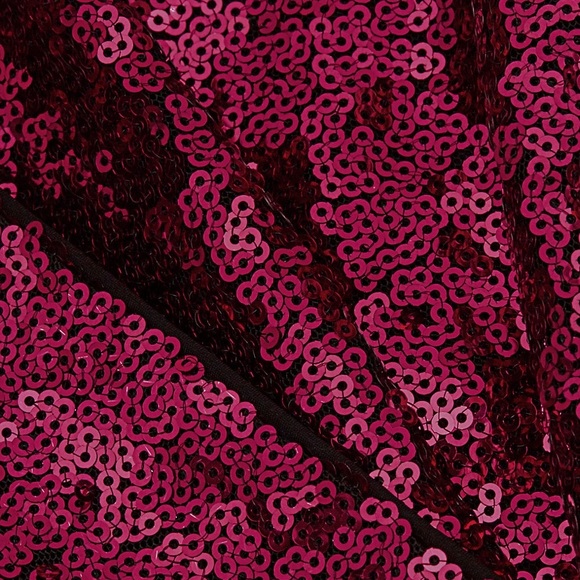 🥳HP🥳ML Monique Lhuillier-Sequin Wrap Midi💥Sz 6 - Picture 6 of 13